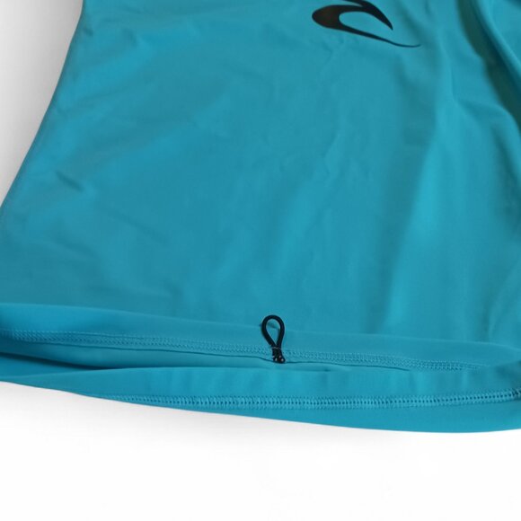 Youth Rip Curl Swim Shirt – Aqua & Navy, Size Approx. 10–12 - Picture 6 of 7